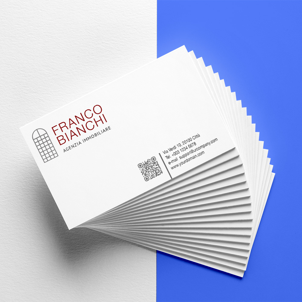 Design biglietto da visita Gestionale immobiliare XREM